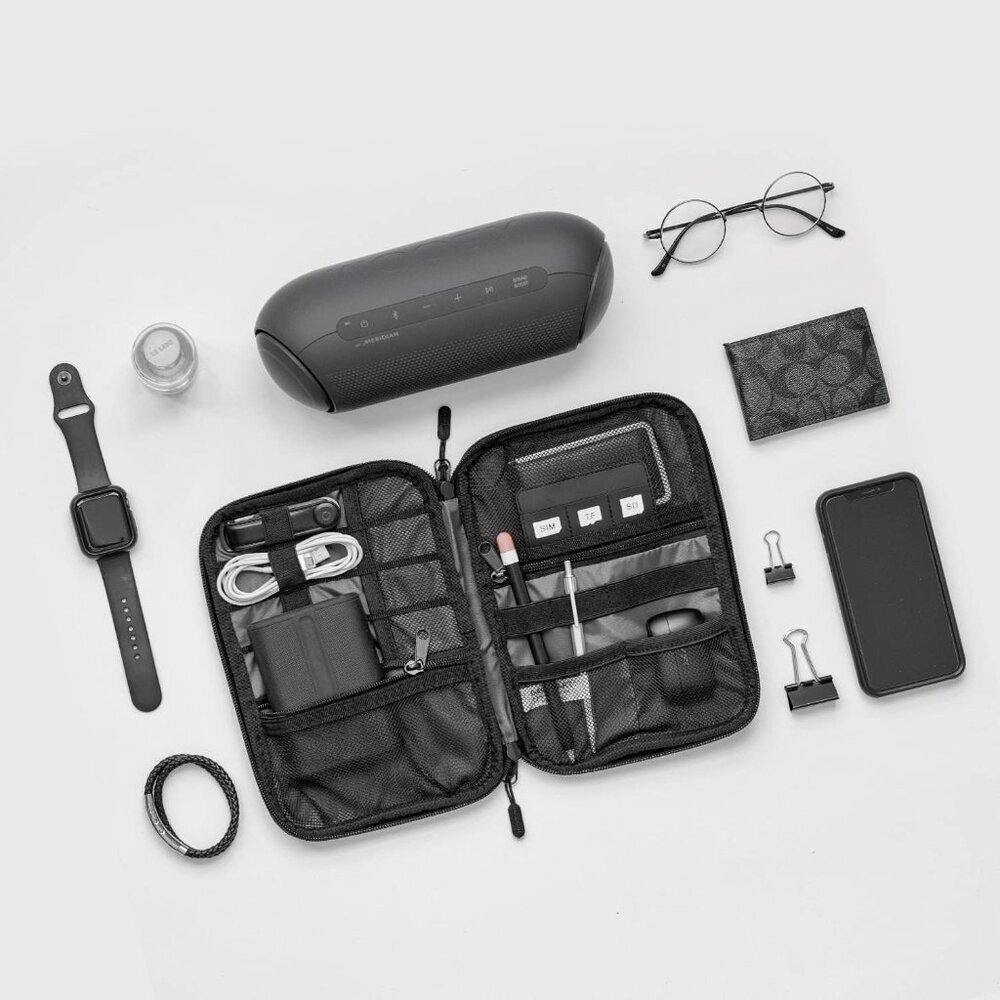 Electronics Organizer Travel Case, Small Cable Organizer Bag for Essentials, Tec - Picture 8 of 8